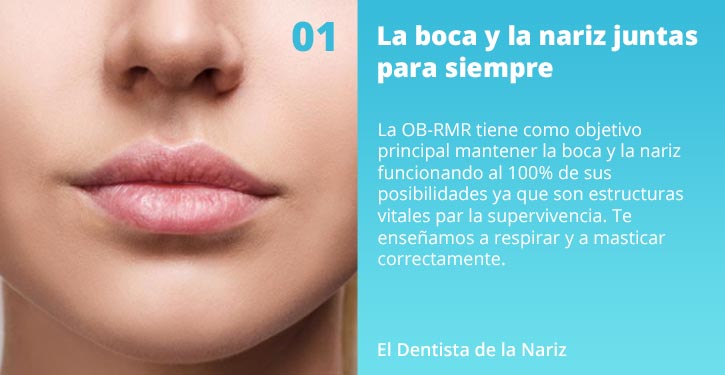 La boca y la nariz juntas para siempre